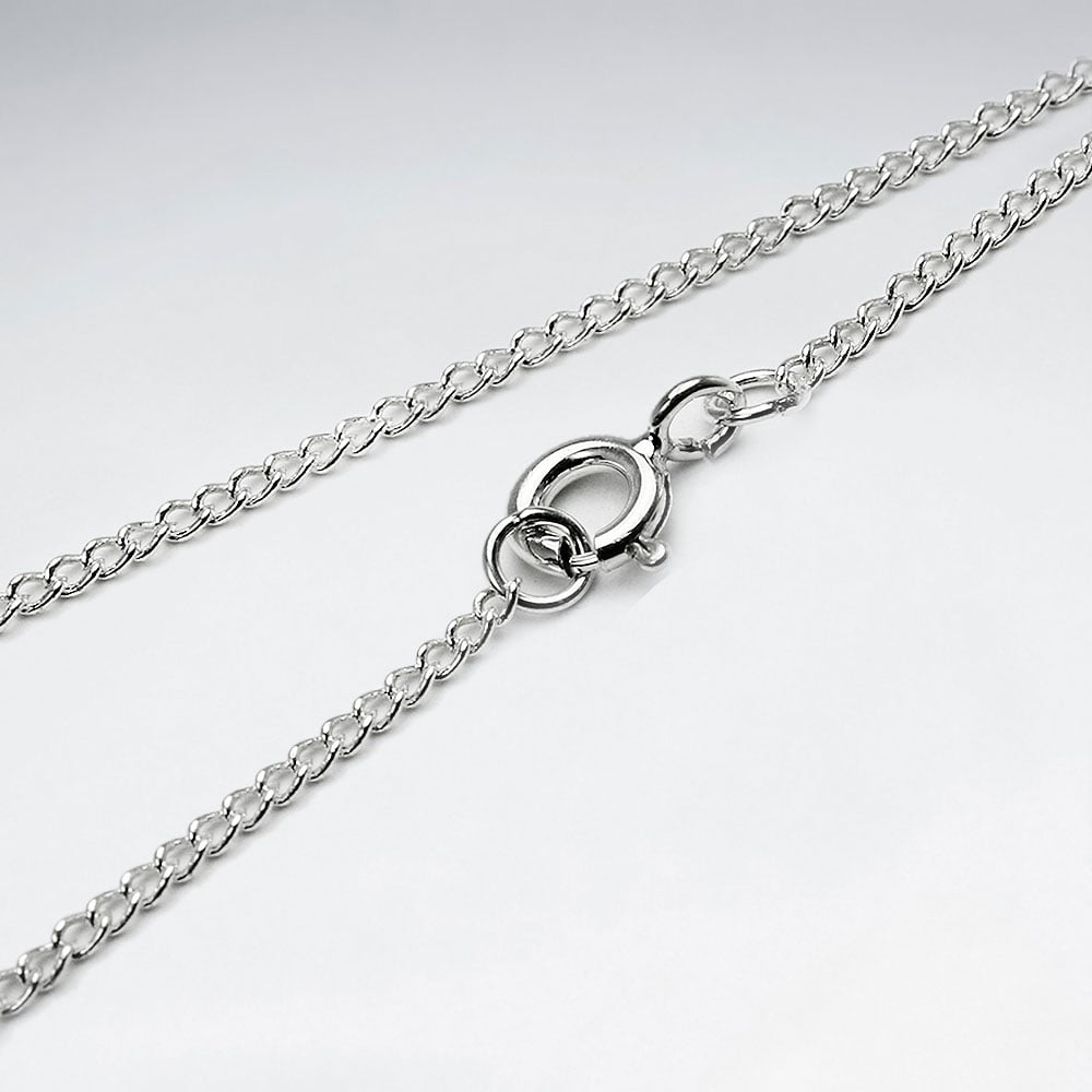 Far Curb 925 Silver Chain