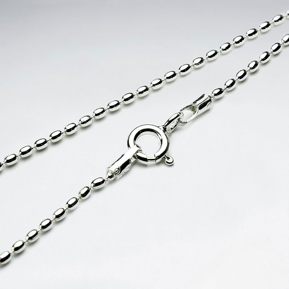 Oval 925 Silver Chain