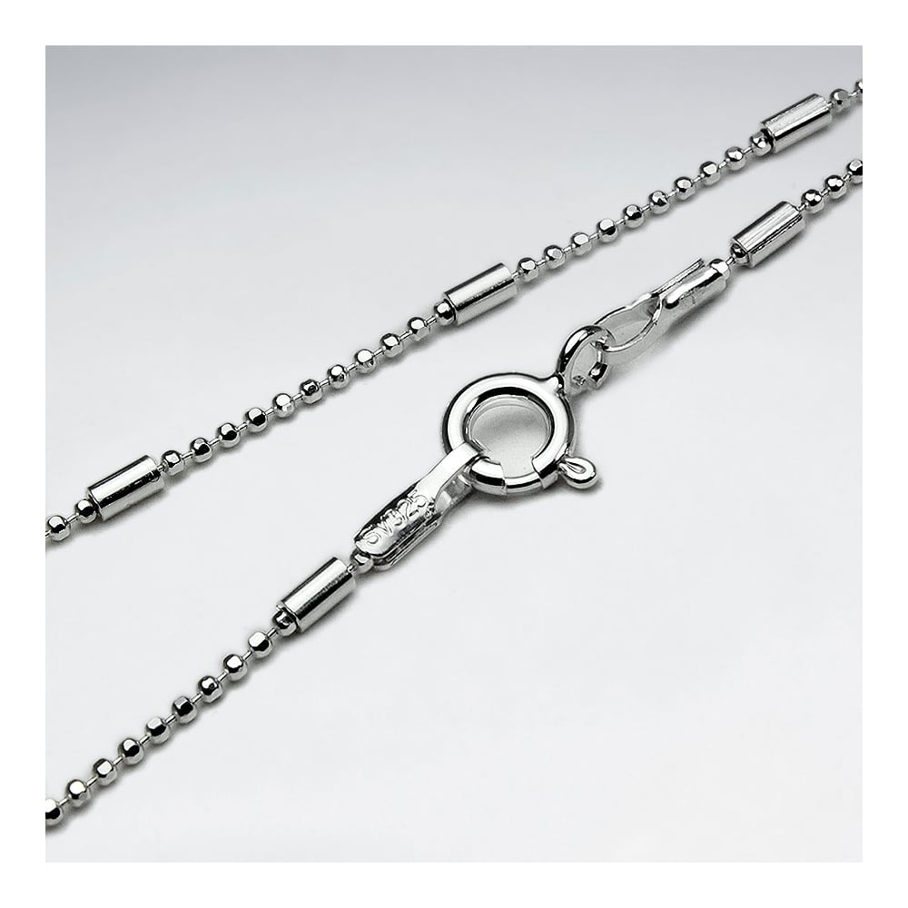 Mixed Ball 925 Silver Chain