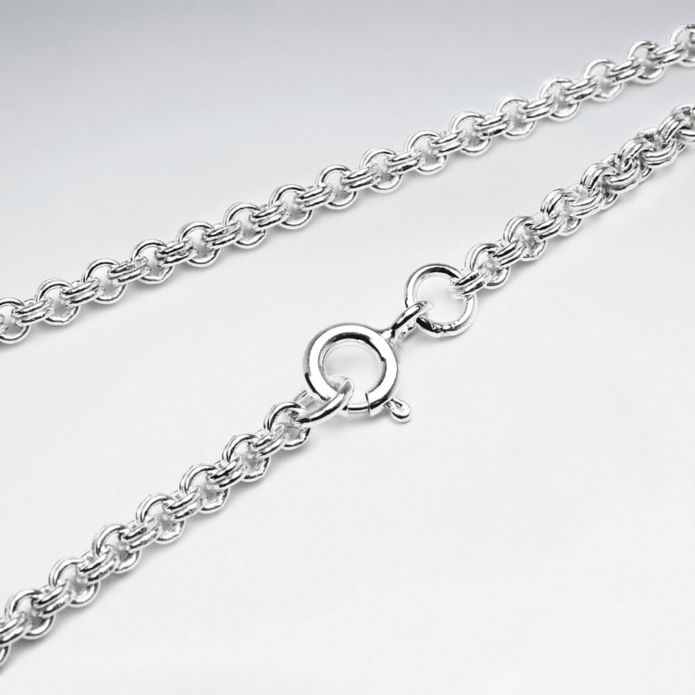 Double Cable 925 Silver Chain