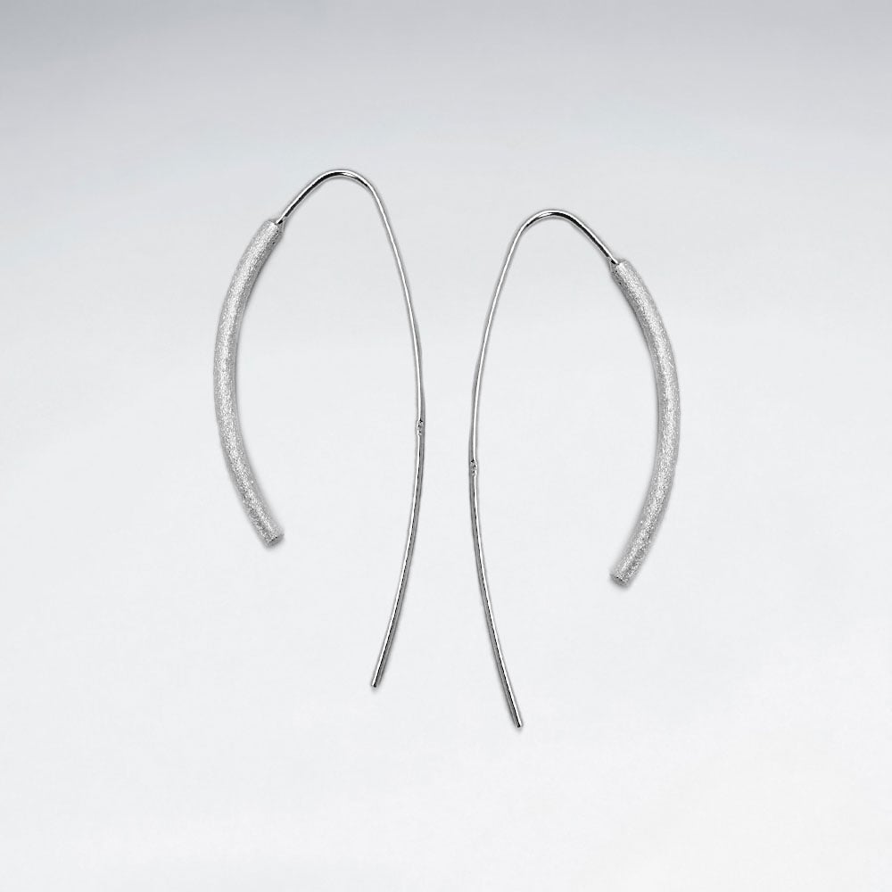 Sterling Silver Minimalist Style Threader Earrings
