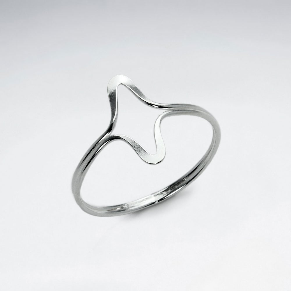 Sterling Silver Organic Openwork  Ring