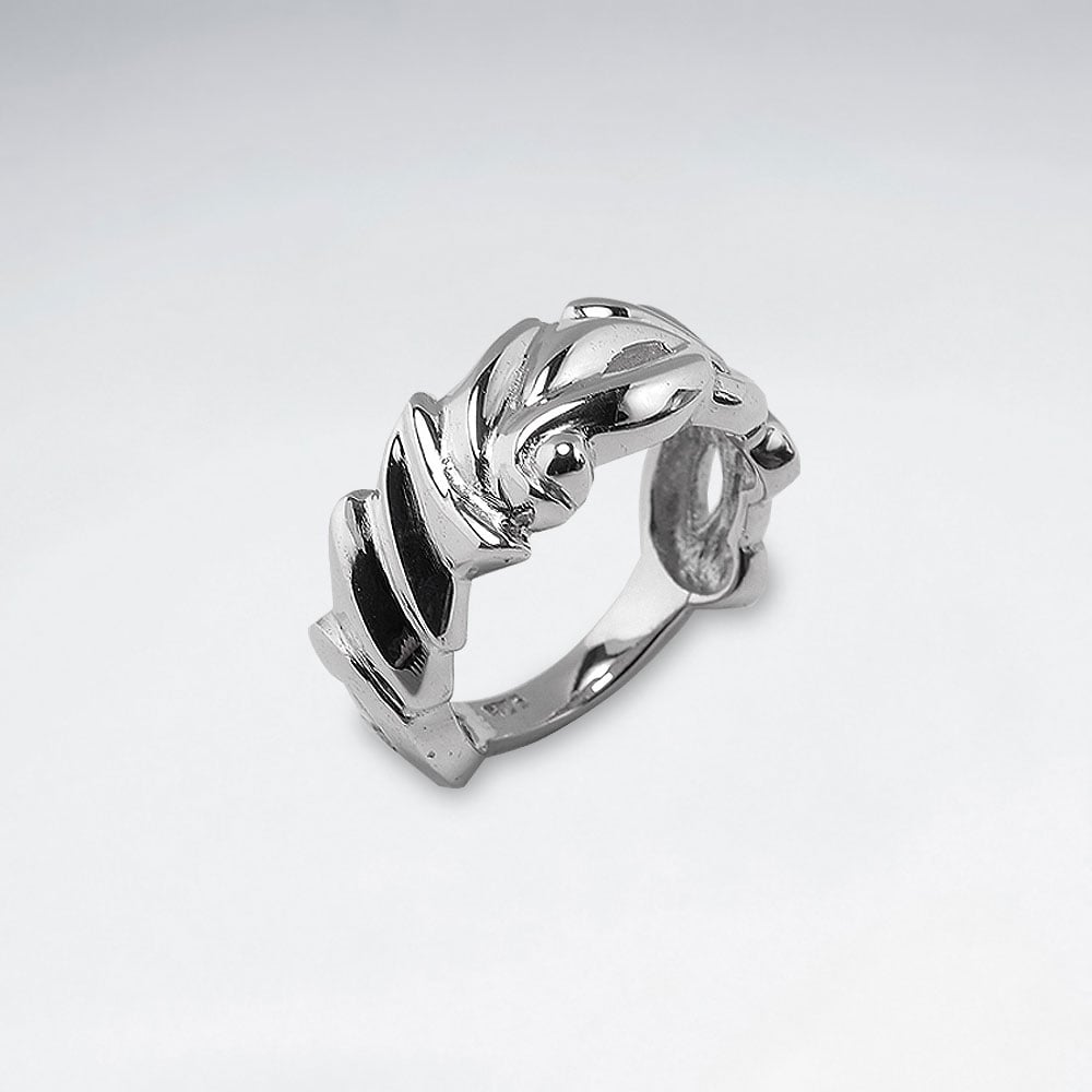 Sterling Silver Elaborate Designs Ring