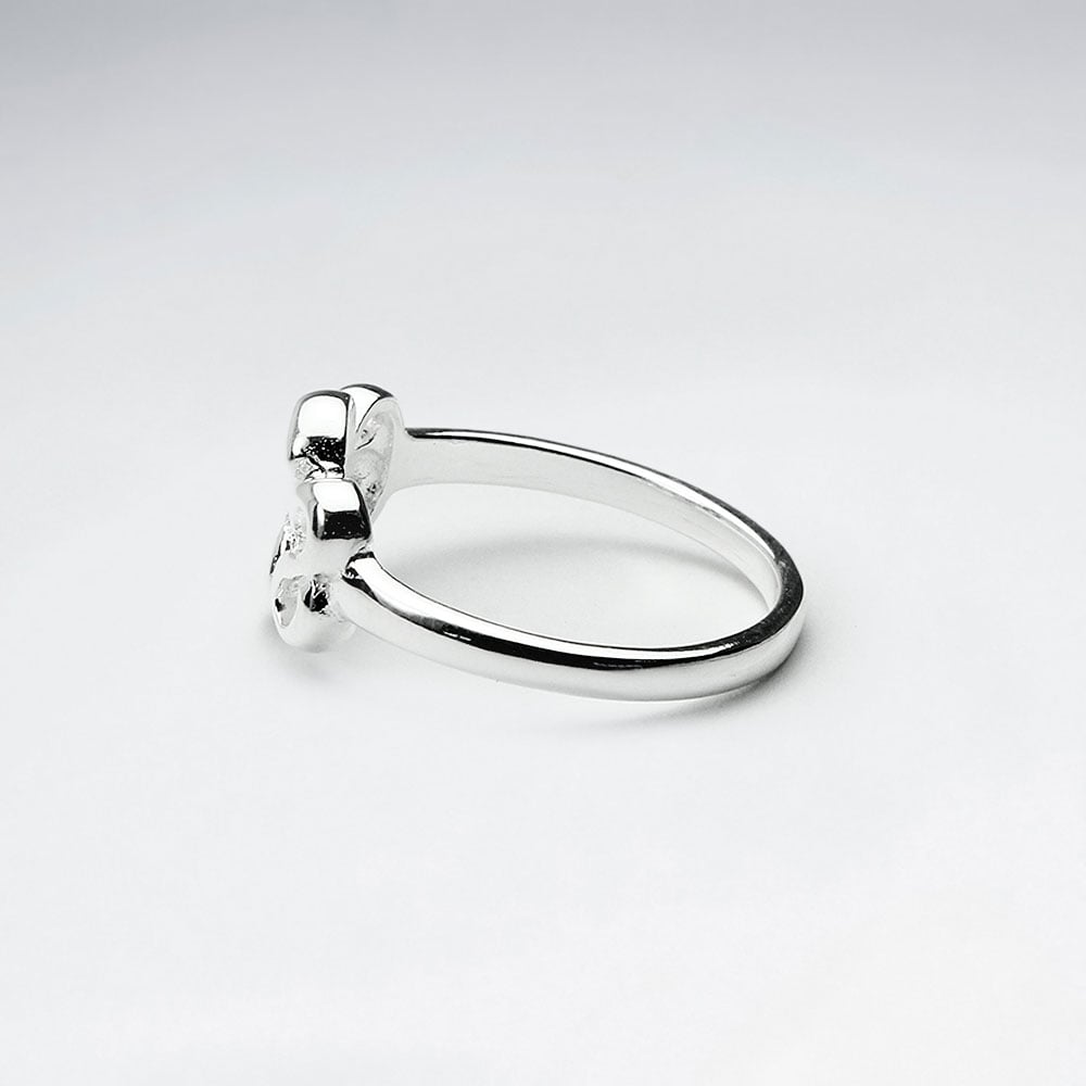 Sterling Silver Triple Infinity Ring