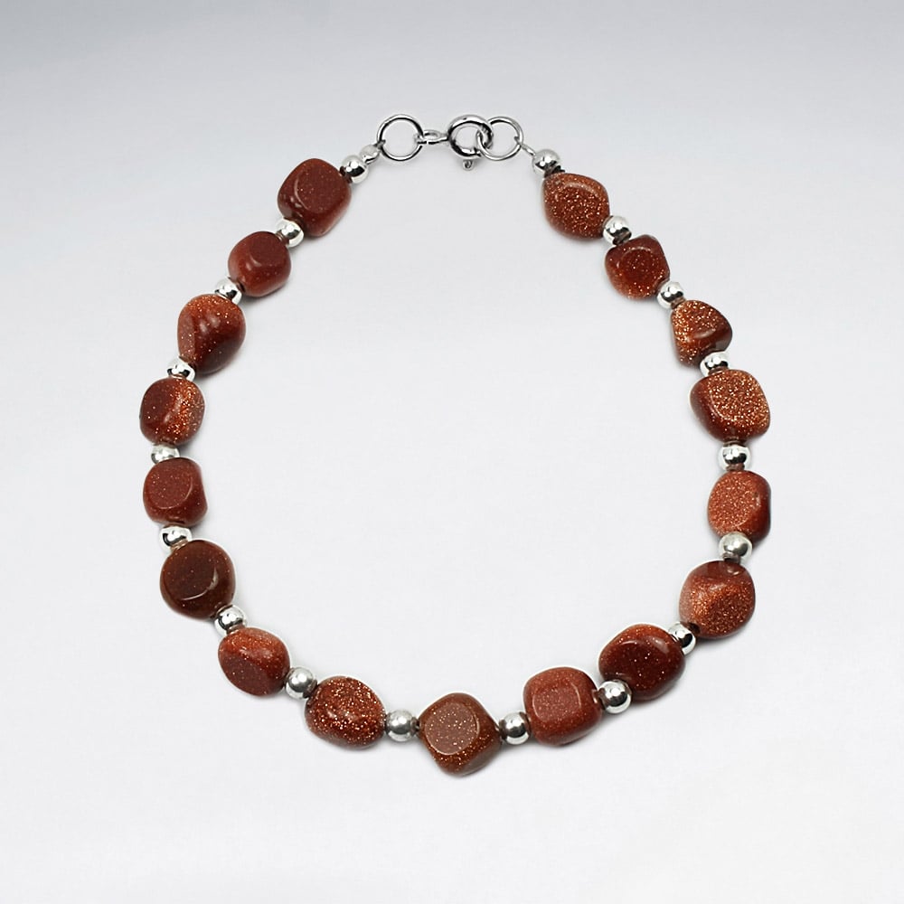Aragonite Bead Bracelet