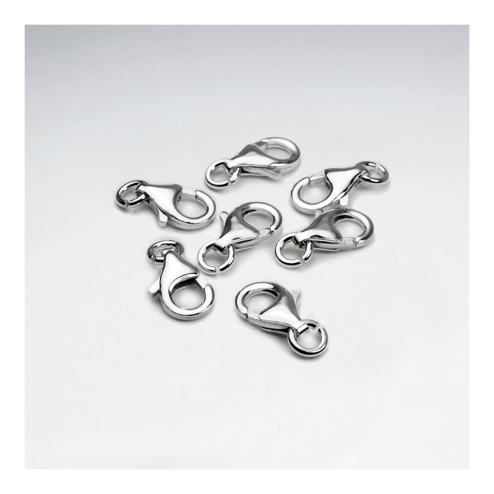 925 Silver Trigger Clasps Findings Pack Of 10 Pieces