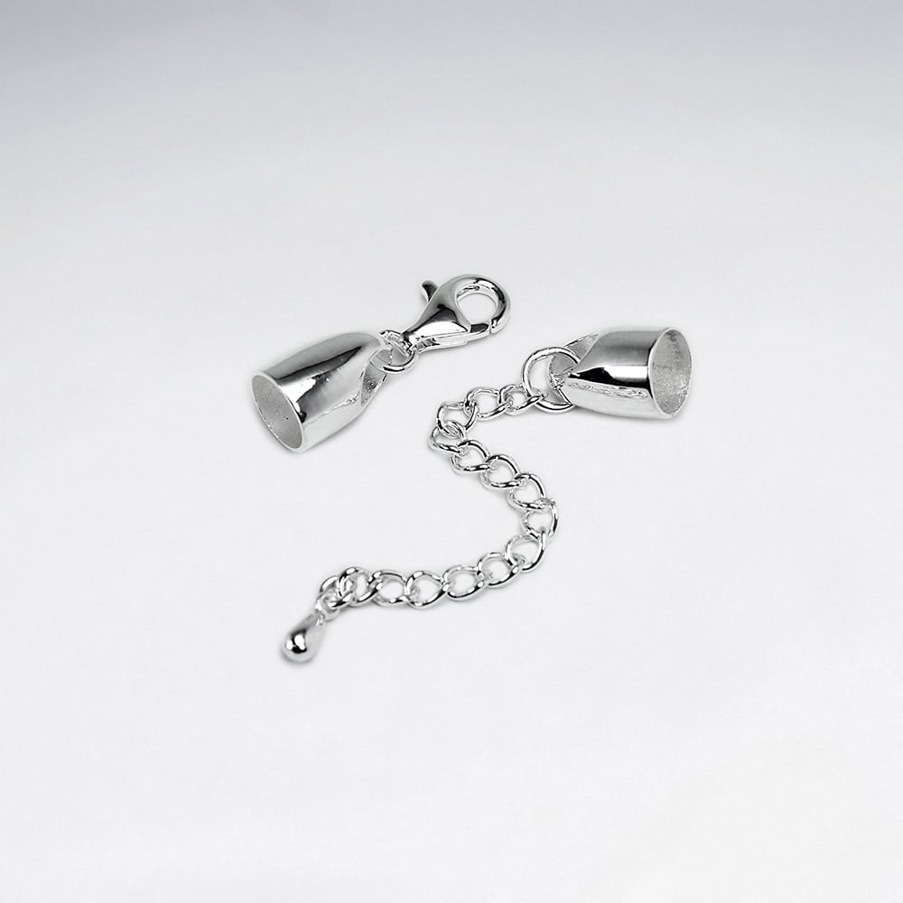 925 Silver Lobster Claw Chain Findings Extenders