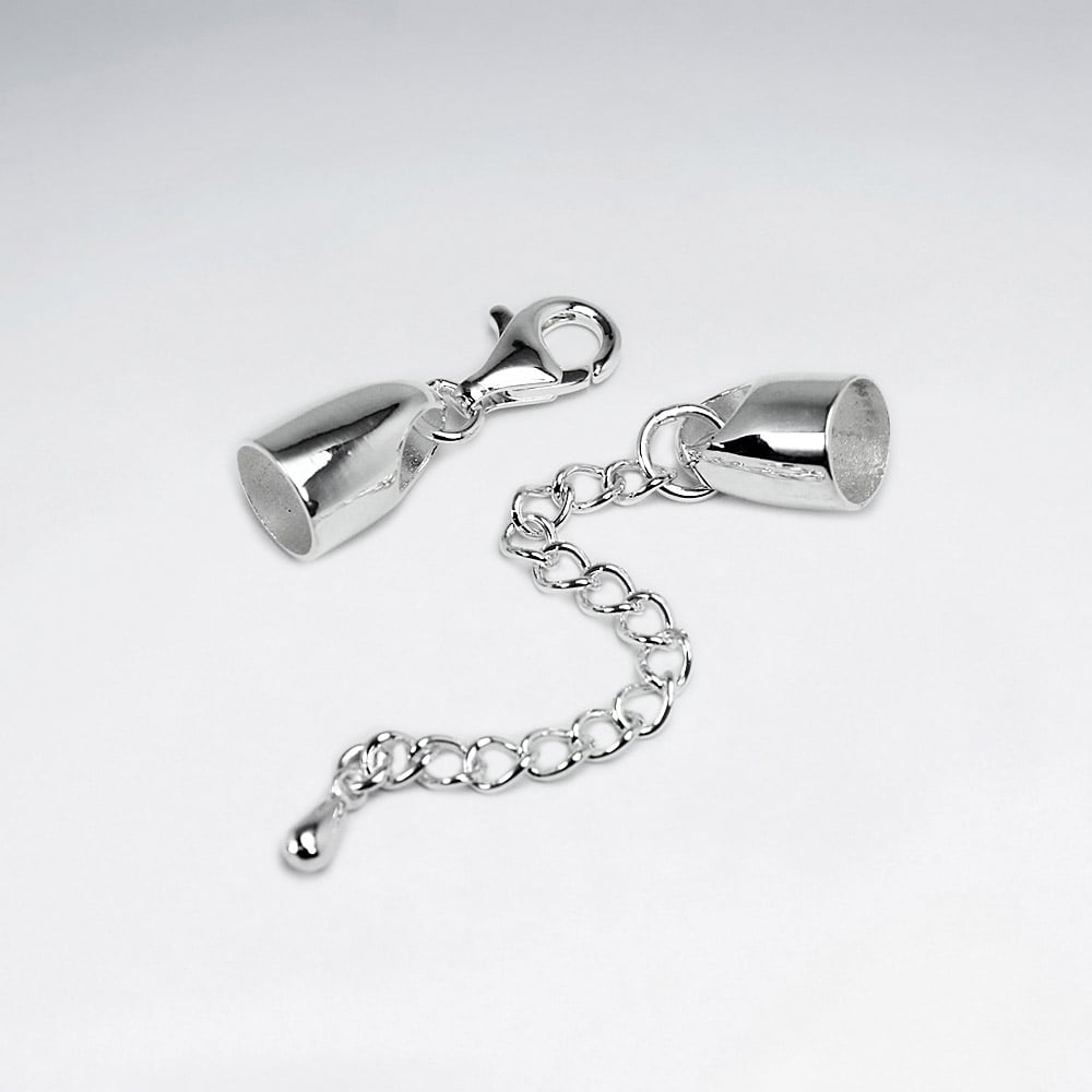 925 Silver Lobster Claw Chain Findings Extenders