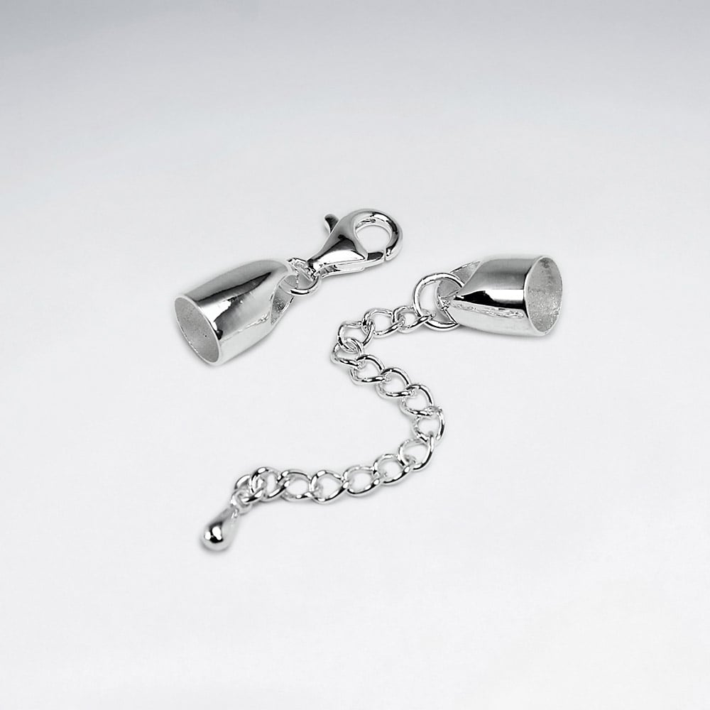 925 Silver Lobster Claw Chain Findings Extenders