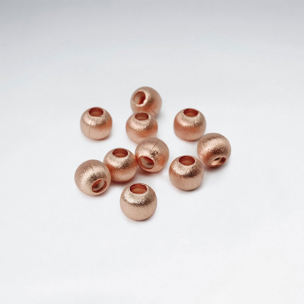 925 Silver Matte Finish Ball Beads Pack Of 5 Pieces