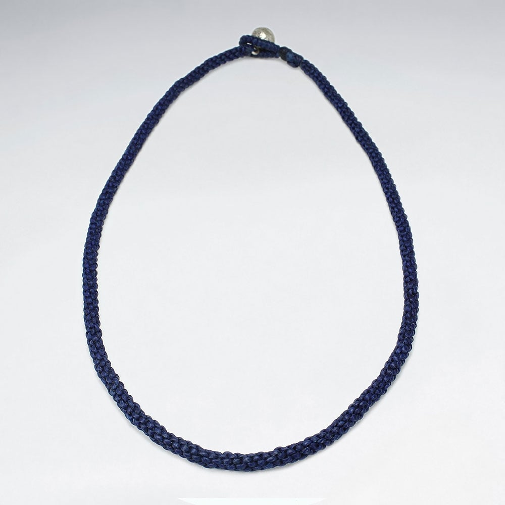 Braided Waxed Cotton Necklace