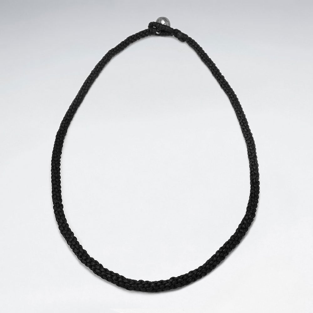 Braided Waxed Cotton Necklace