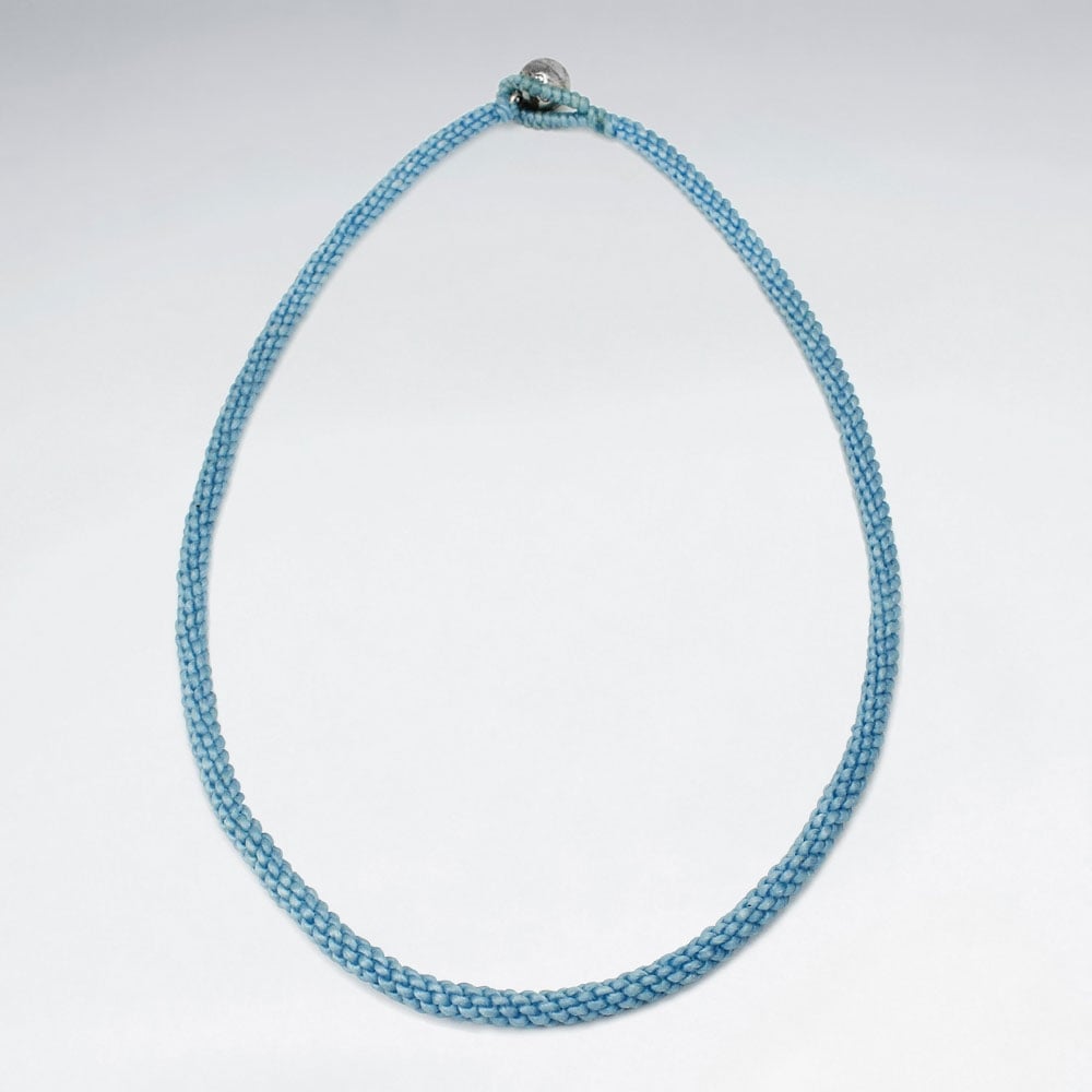 Braided Waxed Cotton Necklace