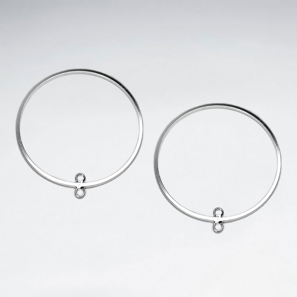 Round Hoop Earring Accessory Part for Jewelry