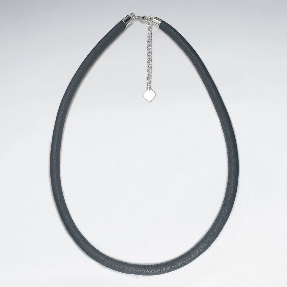 Thick Nappa Leather Necklace