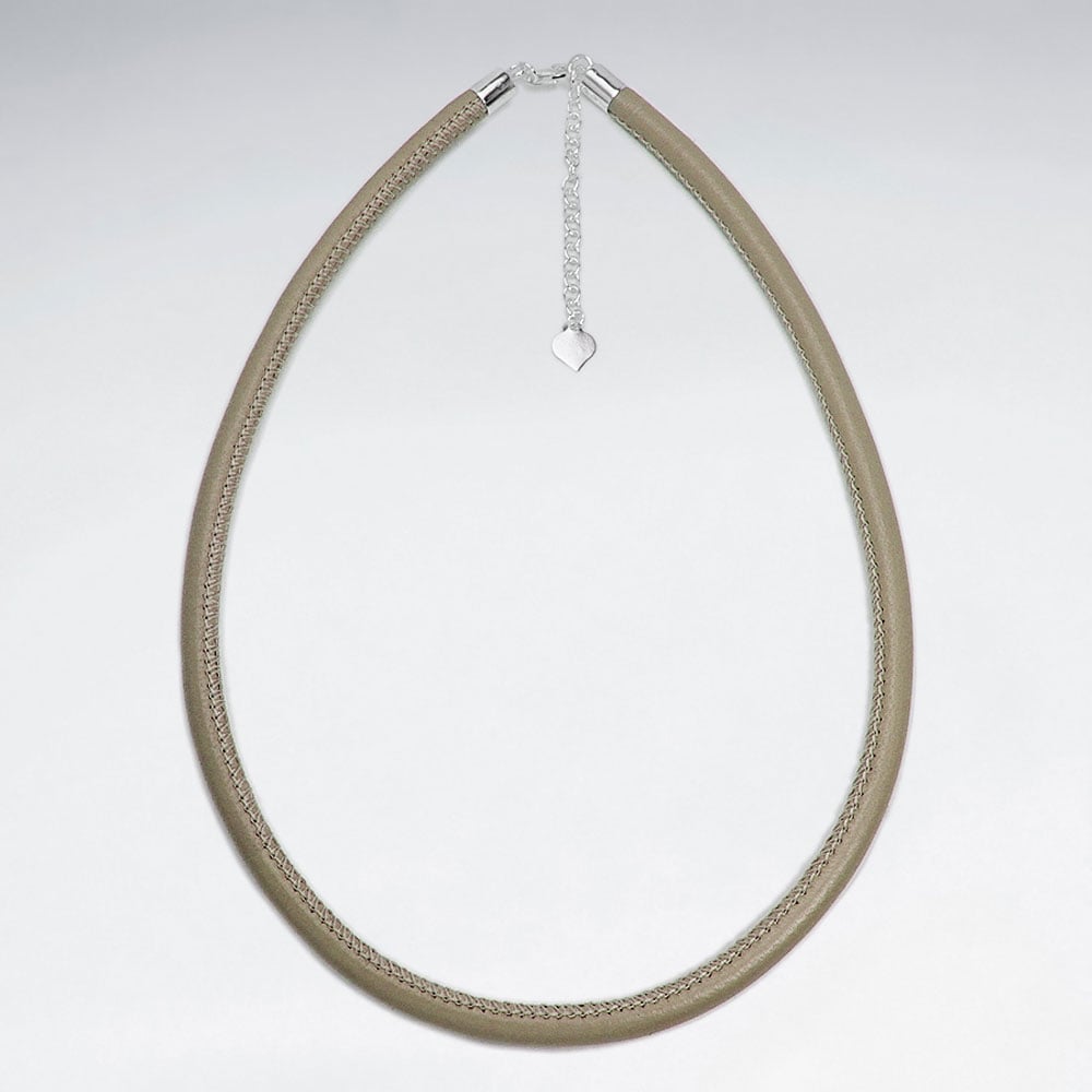 Thick Nappa Leather Necklace