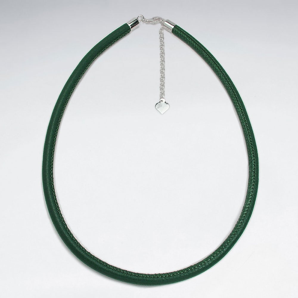 Thick Nappa Leather Necklace