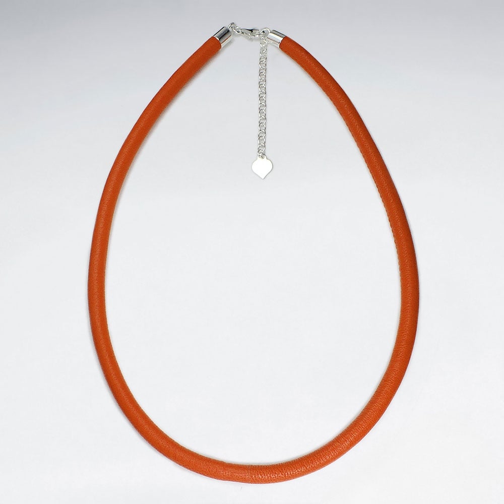 Thick Nappa Leather Necklace