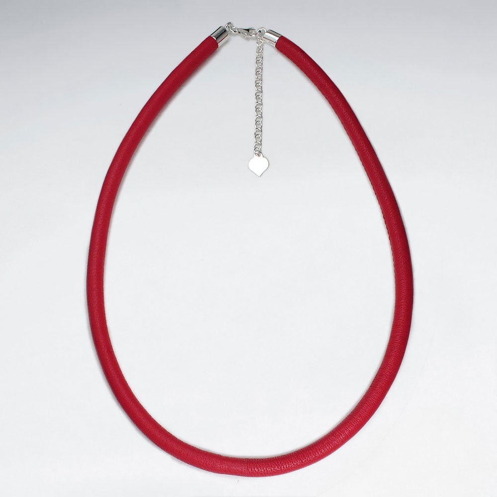 Thick Nappa Leather Necklace