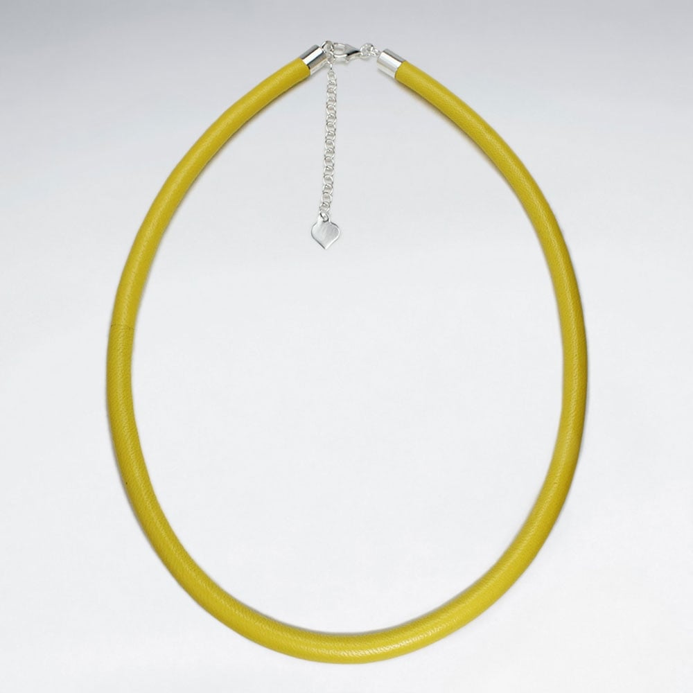 Thick Nappa Leather Necklace