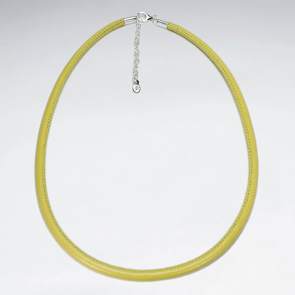 Thick Nappa Leather Necklace