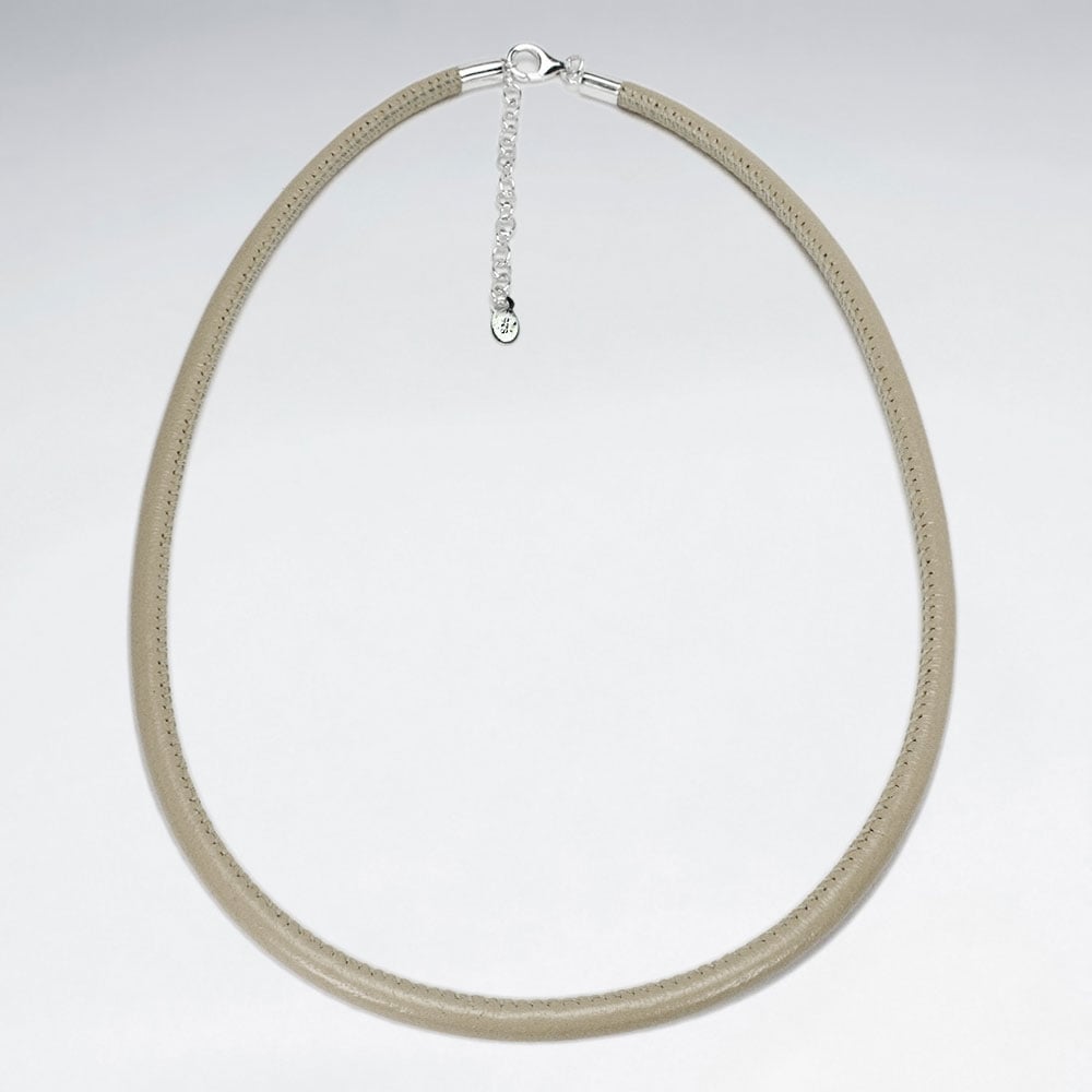 Thick Nappa Leather Necklace