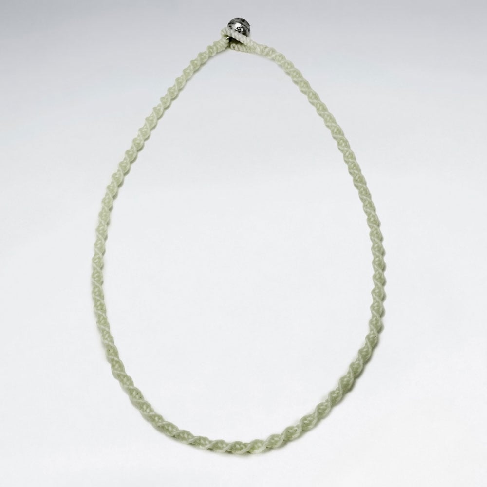 Waxed Cotton Twist Cord Necklace