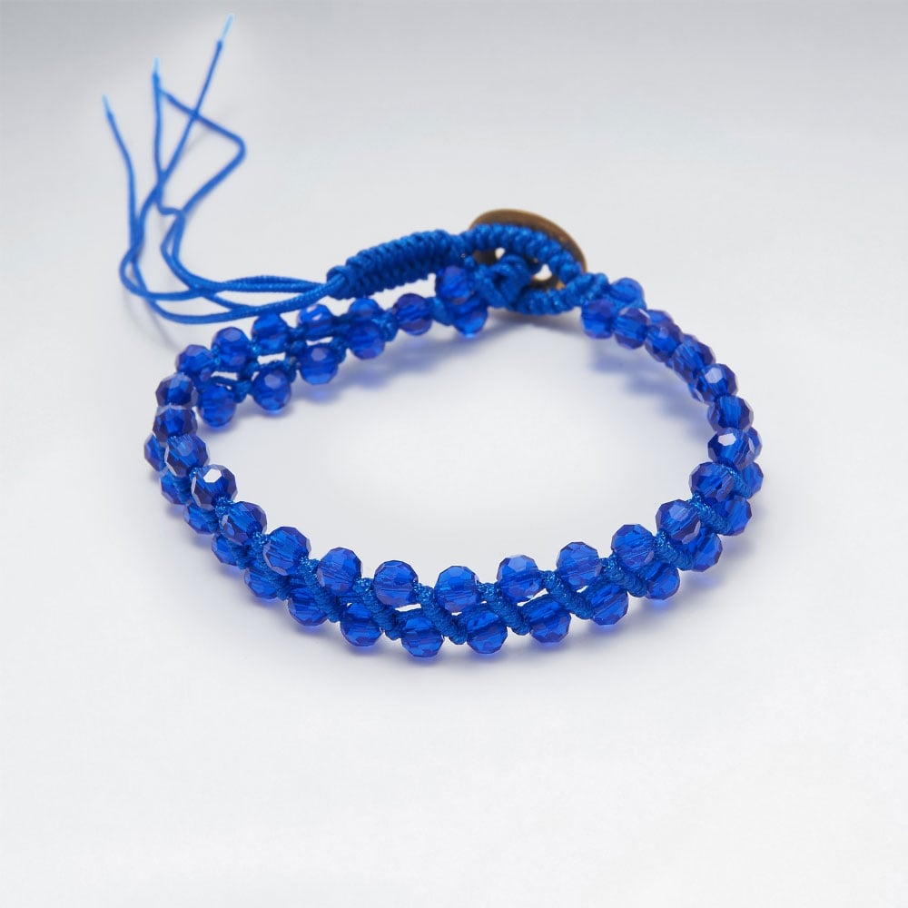 Crystal Nylon Bracelet