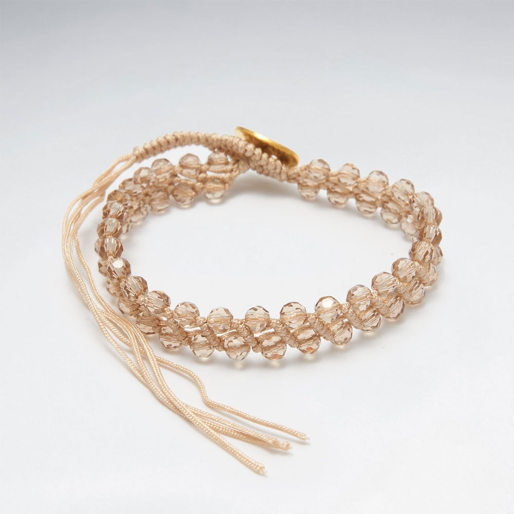 Crystal Nylon Bracelet