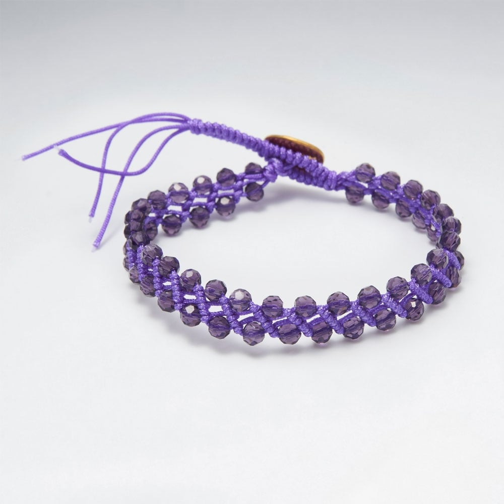 Crystal Nylon Bracelet