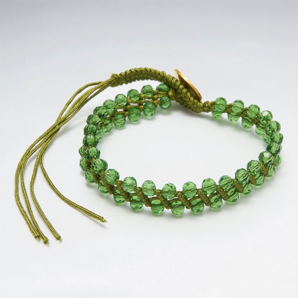 Crystal Nylon Bracelet