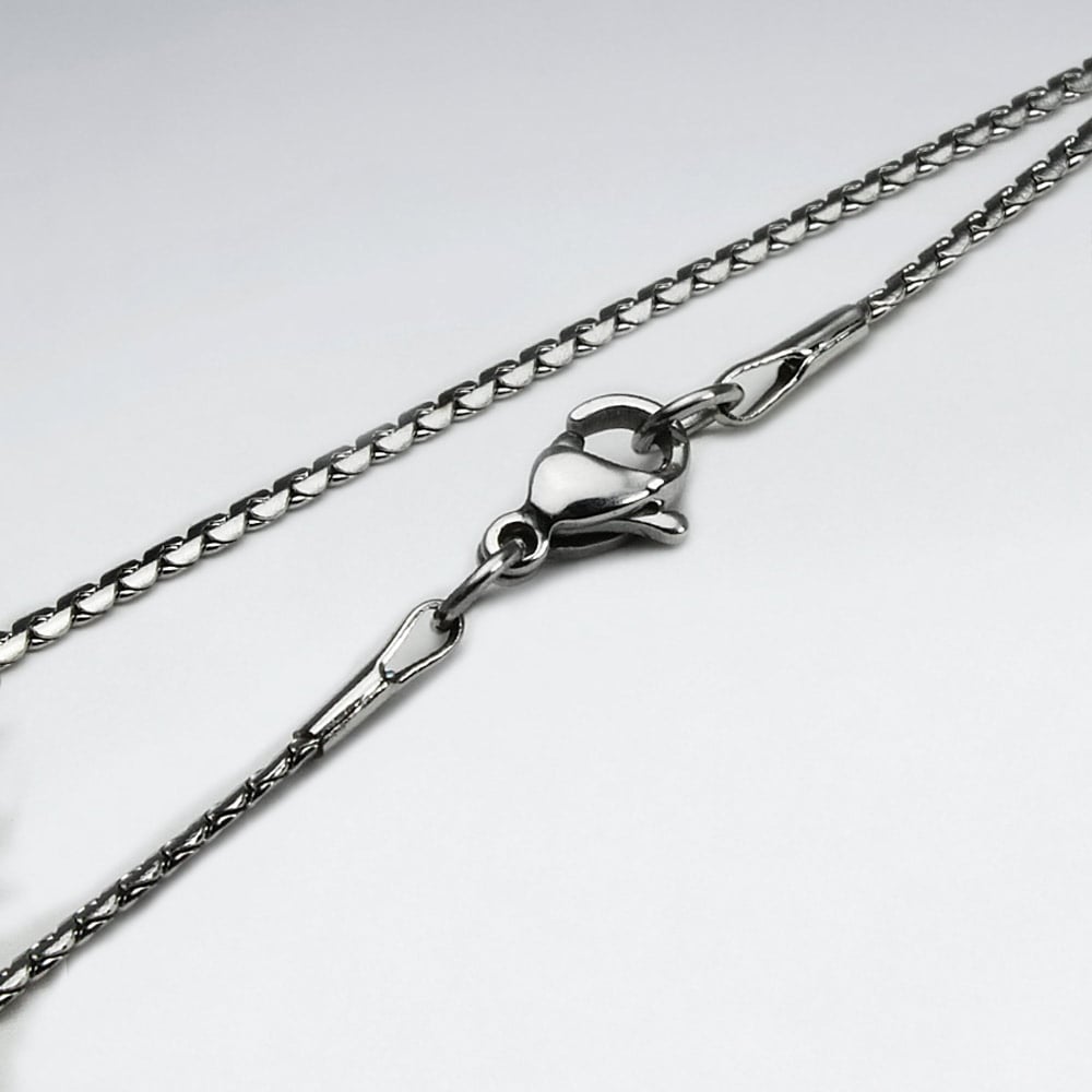 Stainless Steel Serpentine Chain Necklace Pack Of 5 Pieces