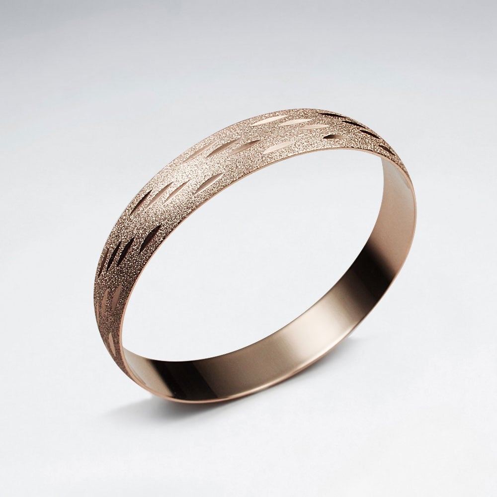 Stainless Steel Ghost Pattern Bangle