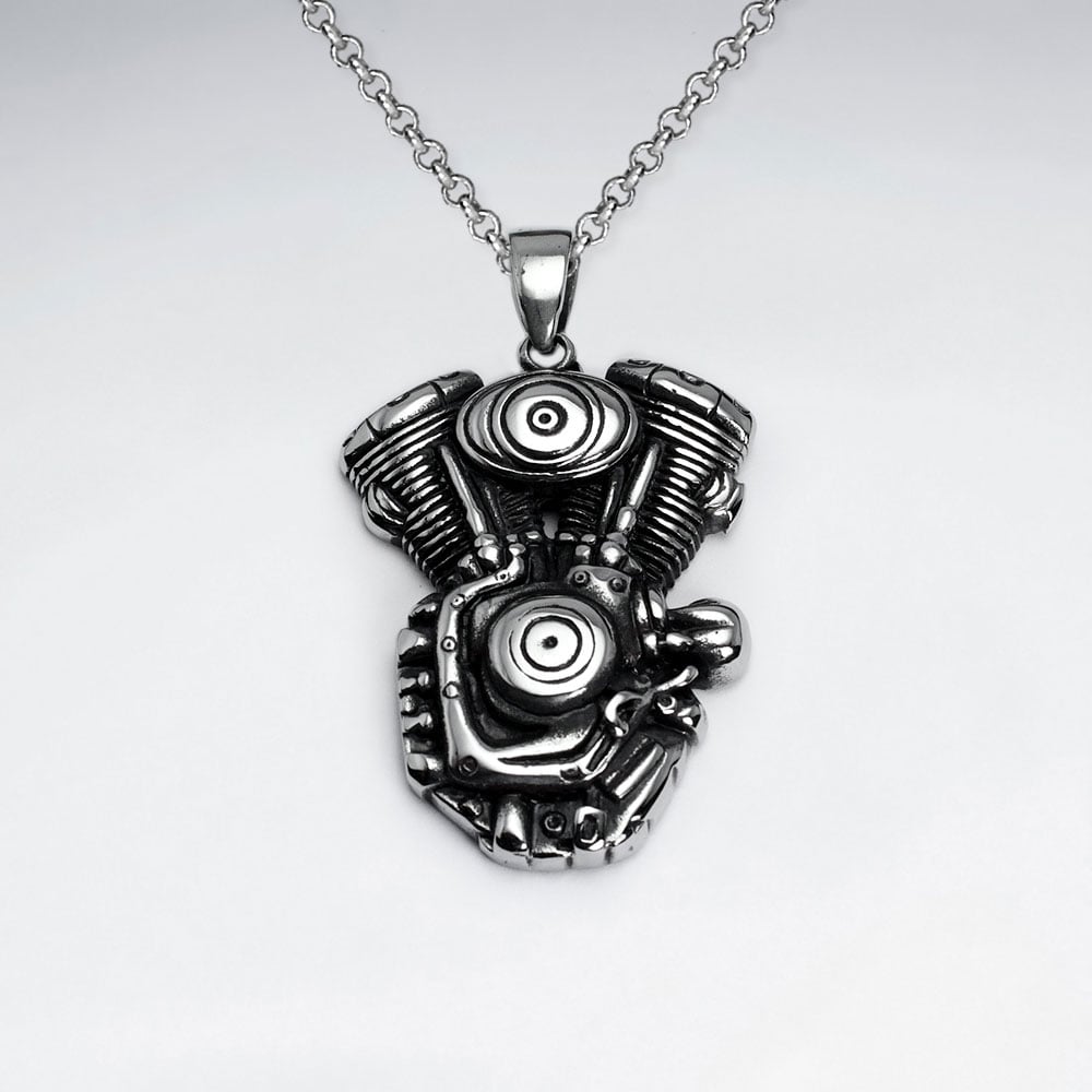 Stainless Steel Organic Design Abstract Pendant