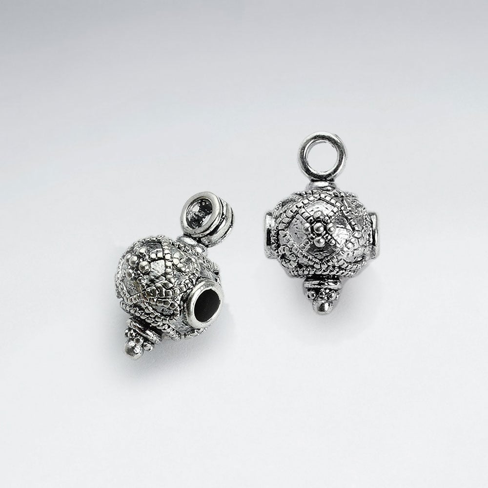 Brass Oxidized Detailed Royal Pendant Pack Of 5 Pieces