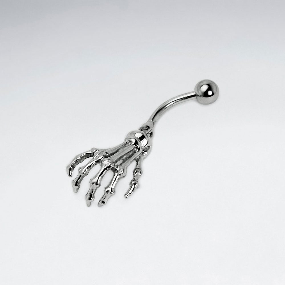 Stainless Steel Skeletal Hand Body Piercing