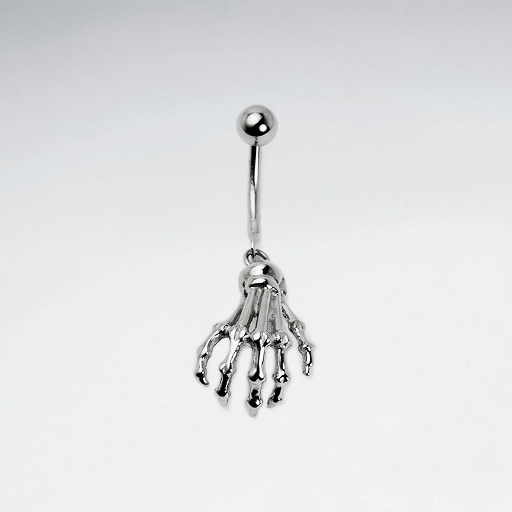 Stainless Steel Skeletal Hand Body Piercing
