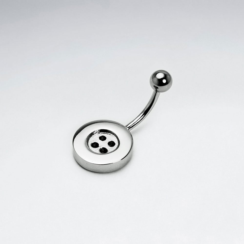 Stainless Steel Button Body Piercing