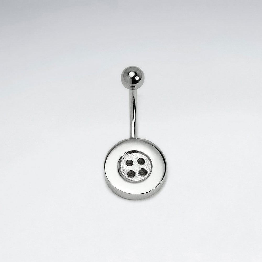 Stainless Steel Button Body Piercing