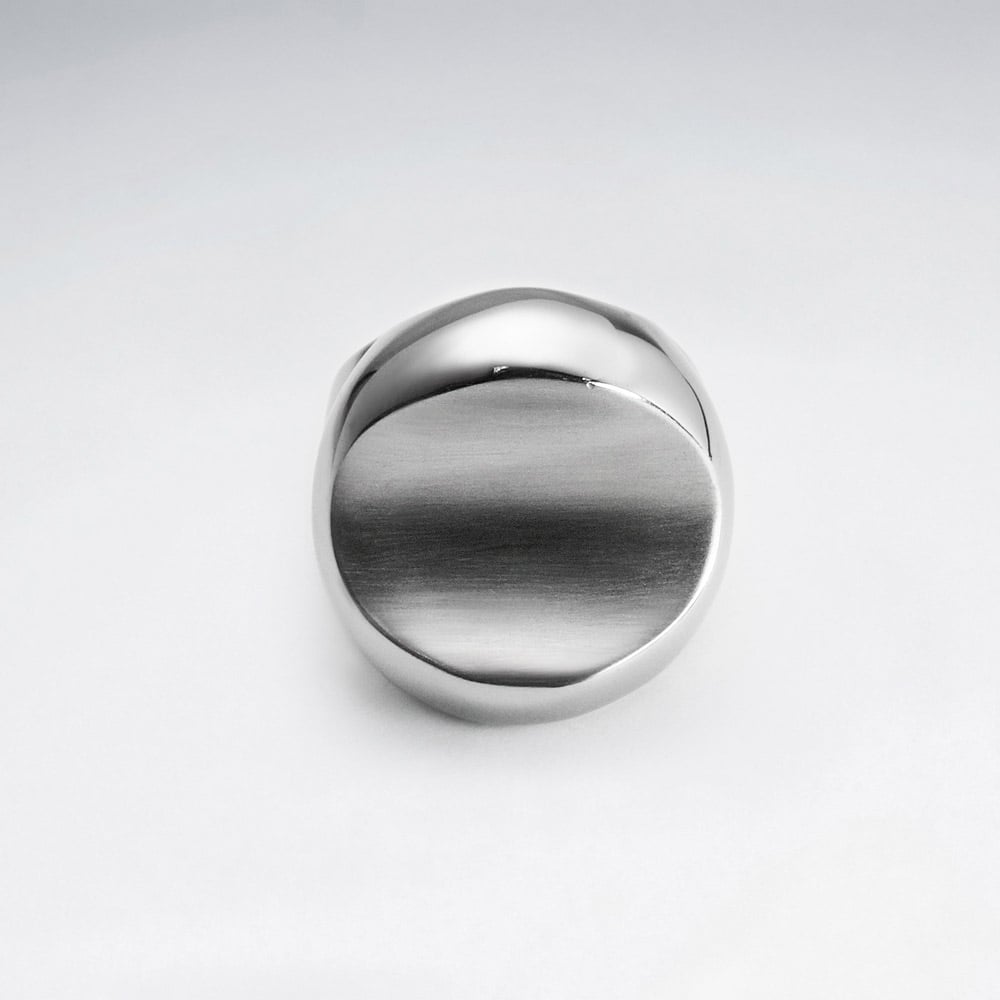 Stainless Steel Curved Saddle Ring