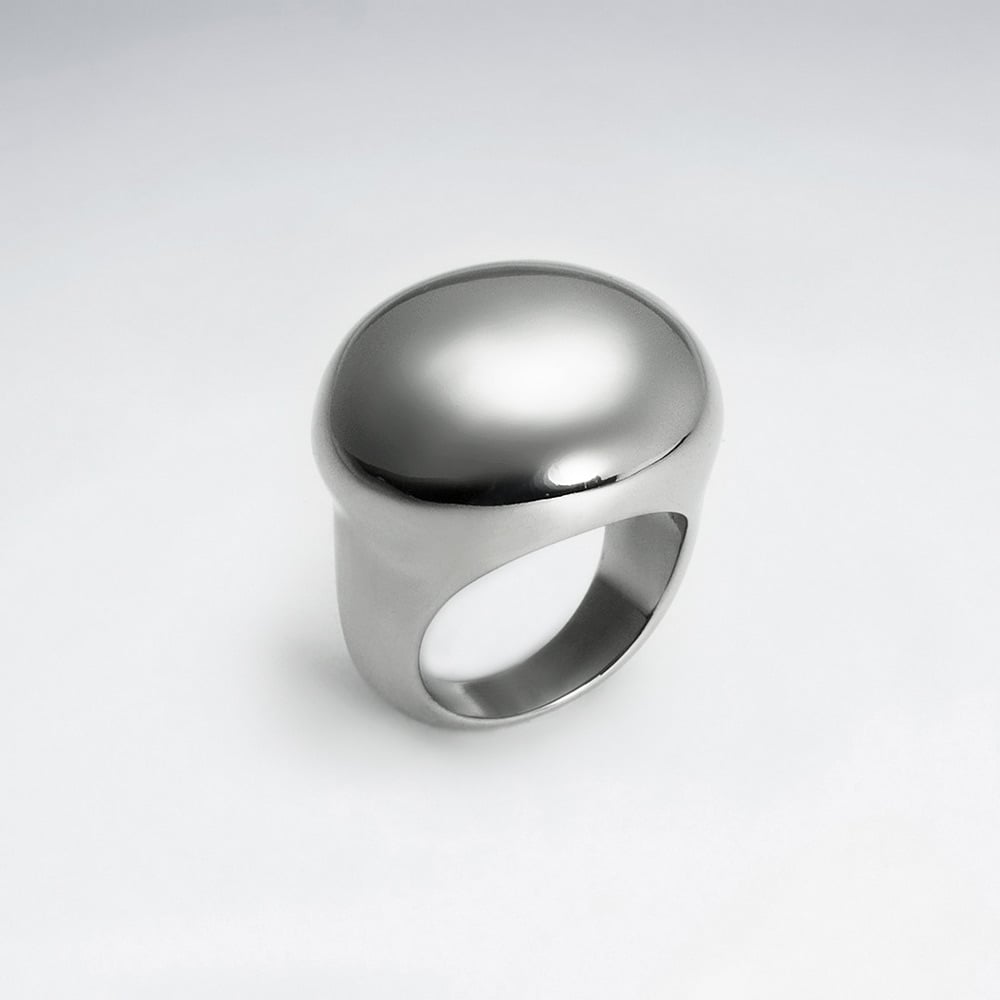 Stainless Steel Smooth Dome Ring