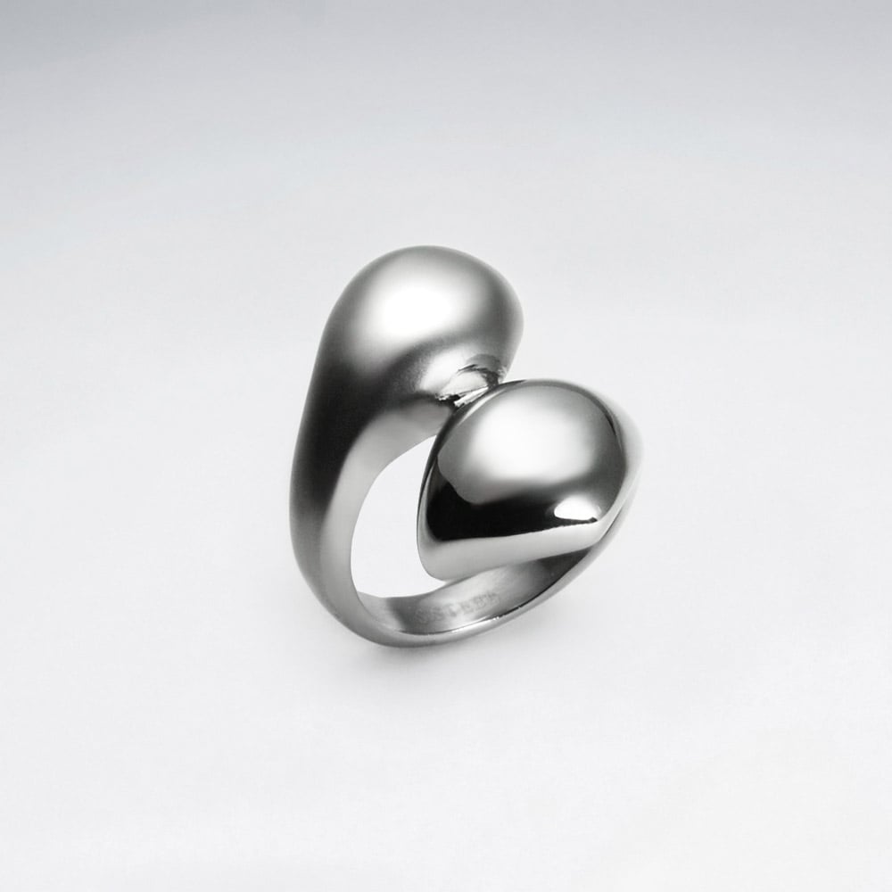Stainless Steel Fashion Wrap Ring