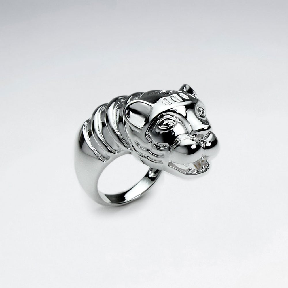 Animal Head Brass Ring