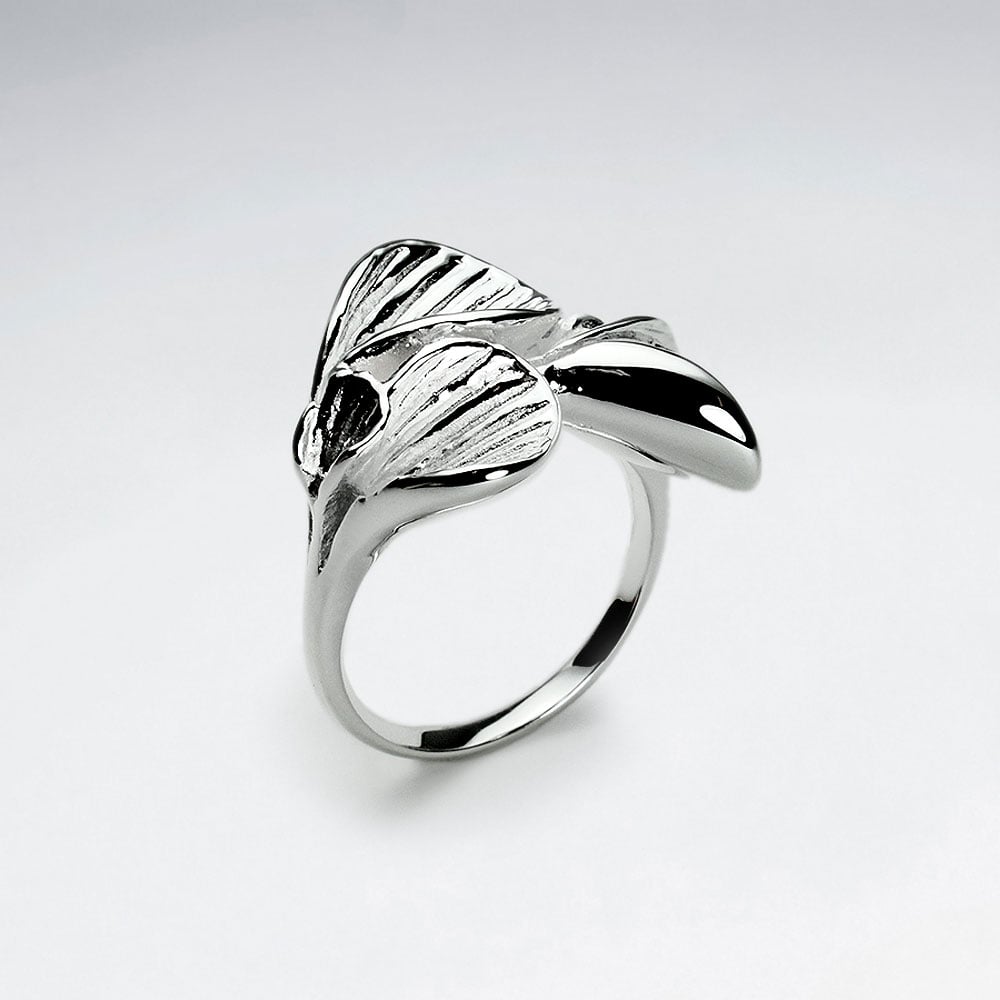 Lilies Brass Ring