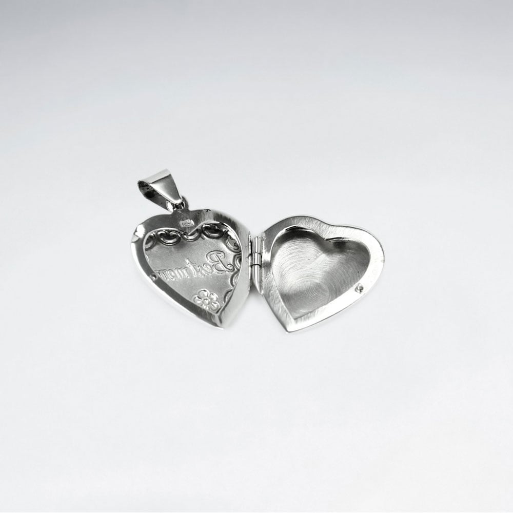 Cherished Sterling Silver "Best Mom" Pendant Locket