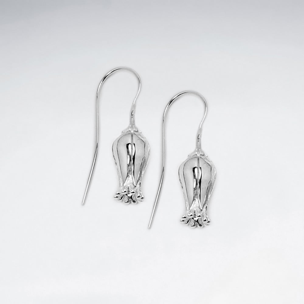 Bluebells Sterling Silver Flower Blossom Earrings