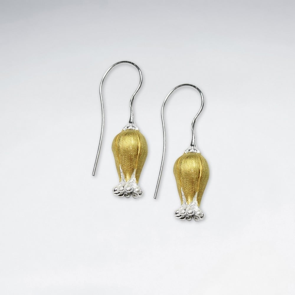 Bluebells Sterling Silver Flower Blossom Earrings