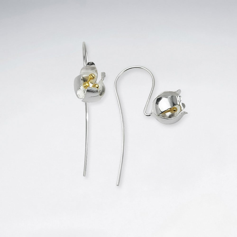 Gorgeous Blossoms Threader Earrings