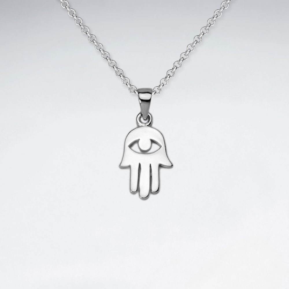 Sterling Silver Good Luck Protection Symbol Pendant