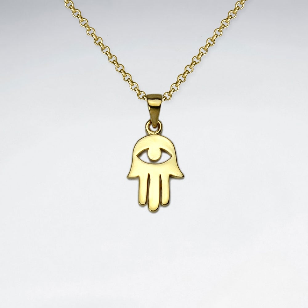 Sterling Silver Good Luck Protection Symbol Pendant